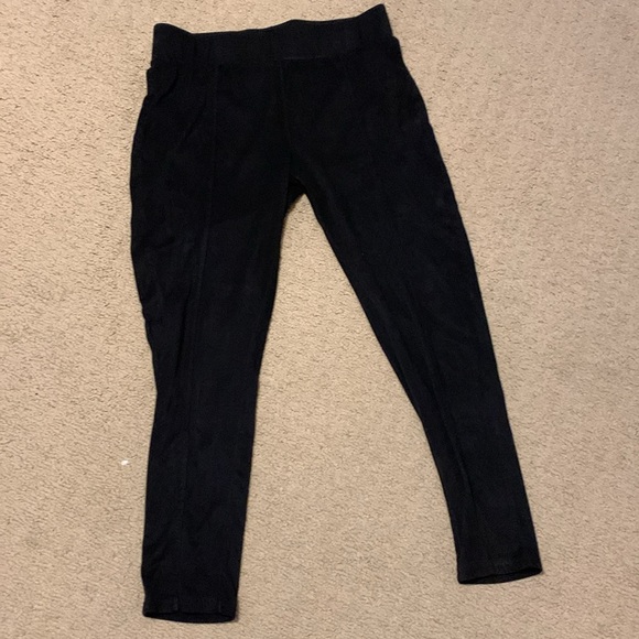 Faux sued legging bundle black/burgandy - Picture 4 of 14